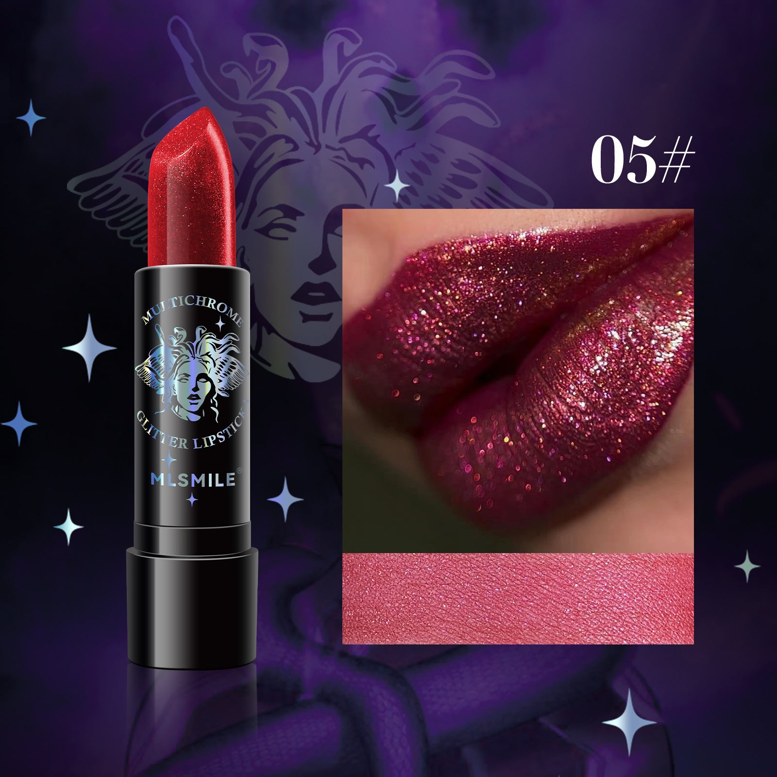 Pearl Sparkly Christmas Lipstick for Women Ladies Pearl Sparkly Christmas Lipstick | Ectron Online
