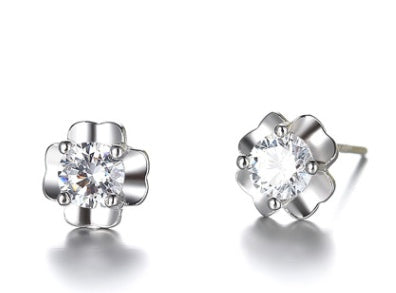 Hypoallergenic Earrings: S925 Silver with Amethyst & Zircon Earrings | Ectron Online