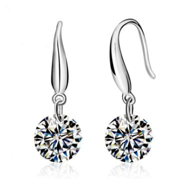 Hypoallergenic Earrings: S925 Silver with Amethyst & Zircon Earrings | Ectron Online