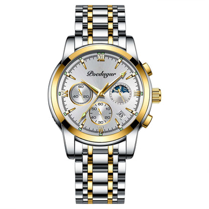Men's Multi-Function Quartz Watch Multifunctional Men's Watch Luminous Wat | Ectron Online