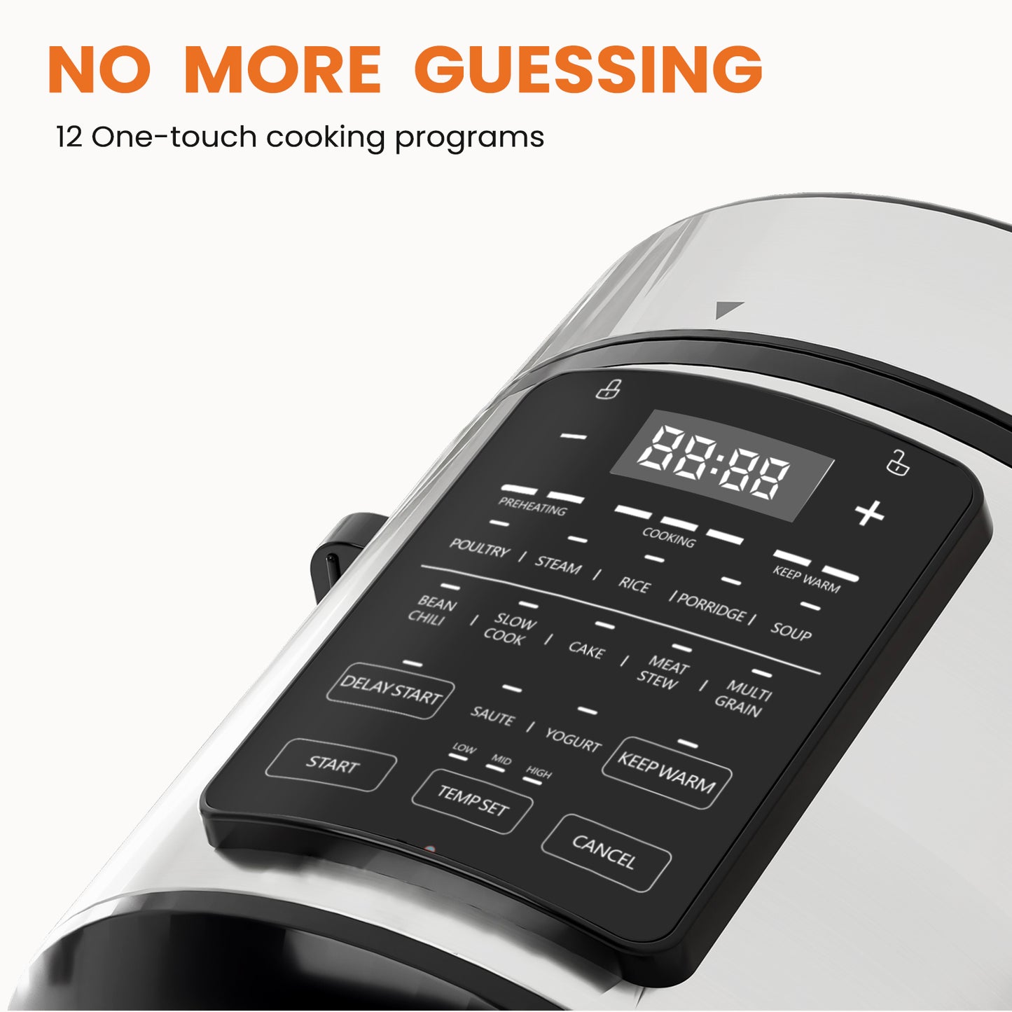 9-in-1 Electric Pressure Cooker & Smart Multi-Pot | 9 Functional Modes
