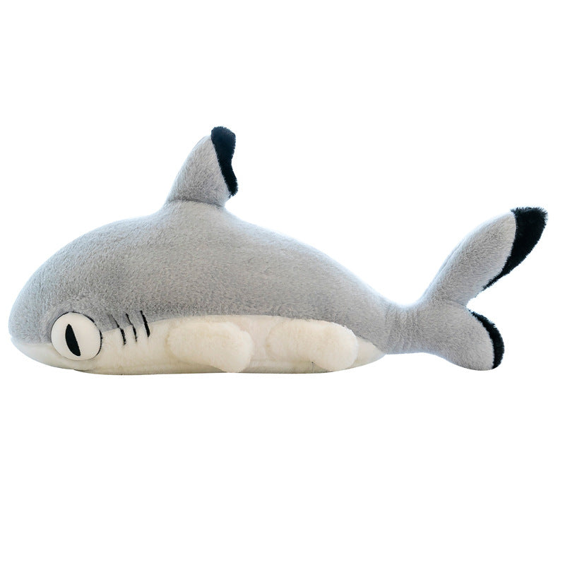 Creative Shark Cat Pillow Plush Toy Cute Comforting Doll Children's Large Sleeping Legs Birthday Gift