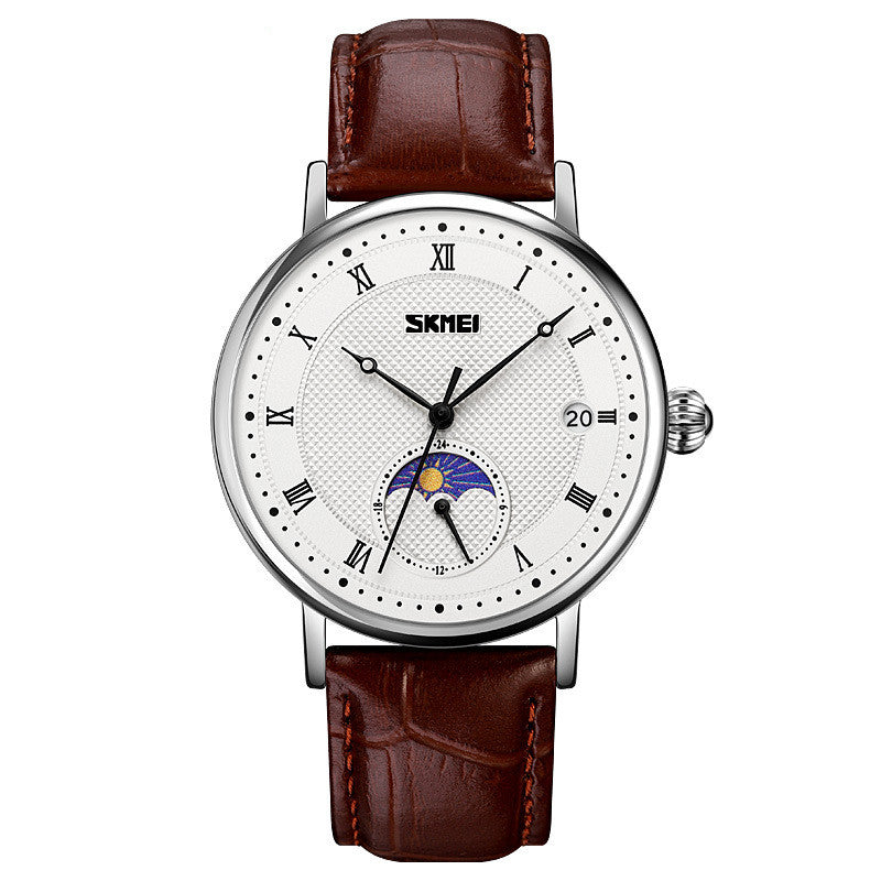 Men's Waterproof Quartz Business Watch Men's Watch Quartz Watch Waterproof Belt | Ectron Online