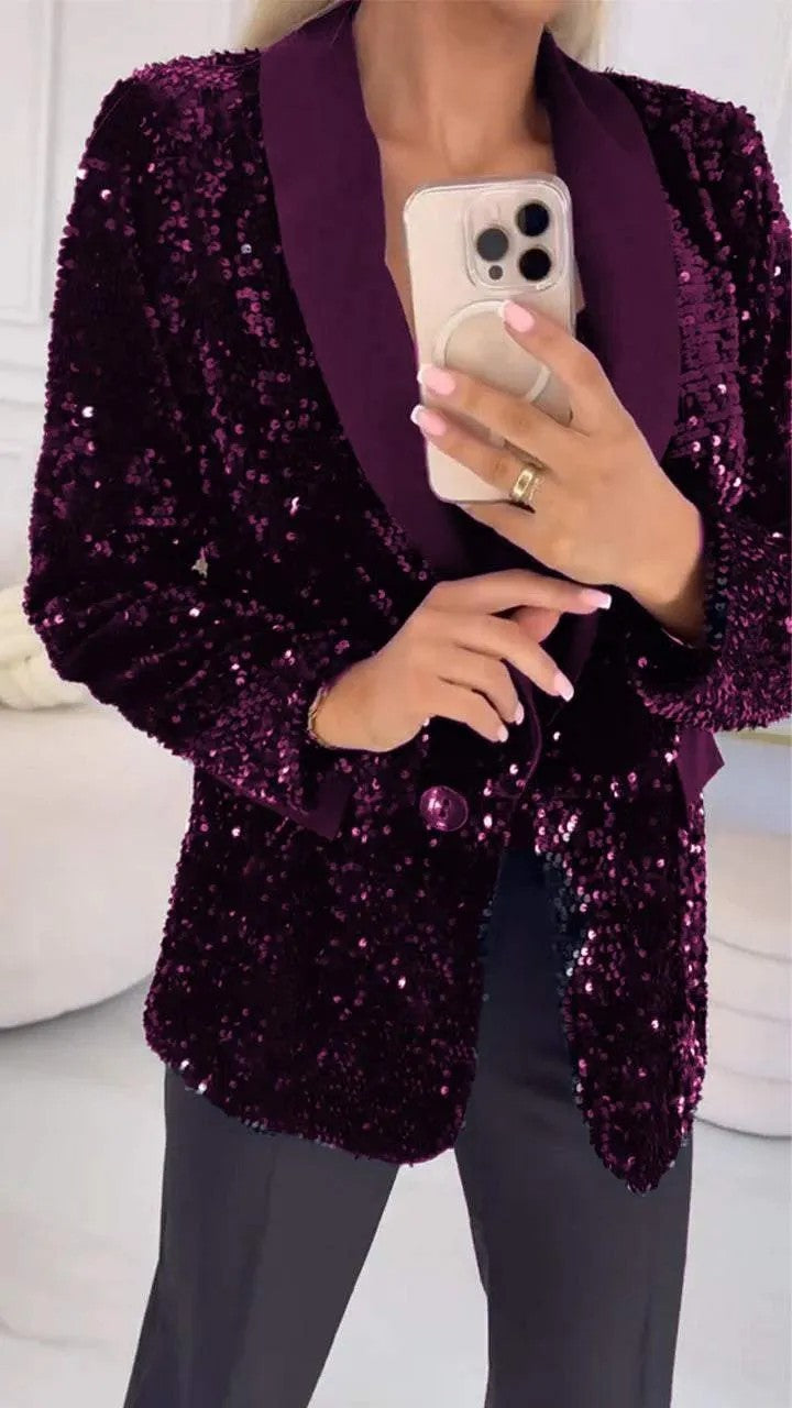 Fashionable Sequin Jacket for Autumn & Winter Autumn And Winter Leisure Fashionable Se | Ectron Online