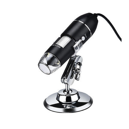 Digital microscope on a white background