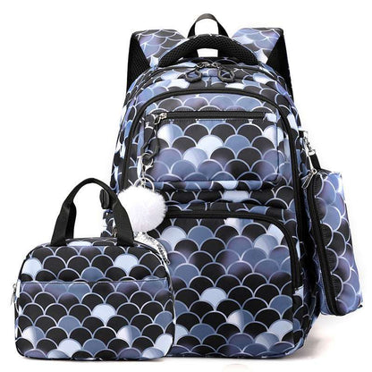 Printed Primary School Backpack | Burden Alleviation & Waterproof Printed Primary School Student Schoolbag | Ectron Online