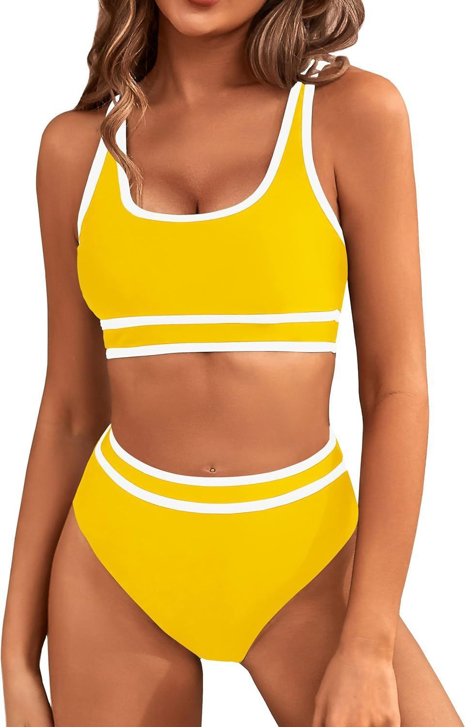 Bikini Tight-fitting Solid Color Swimsuit For Women Bikini Tight-fitting Solid Color Swimsui | Ectron Online