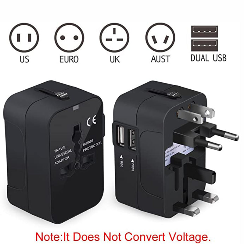 Worldwide All-in-One Universal Travel Adapter