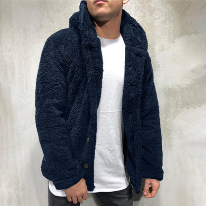 Men's Warm Sweater Hoodie Jacket