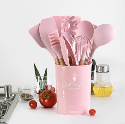 Silicone Kitchen Utensils Set - Silicone Kitchen Utensils Set | Ectron Online