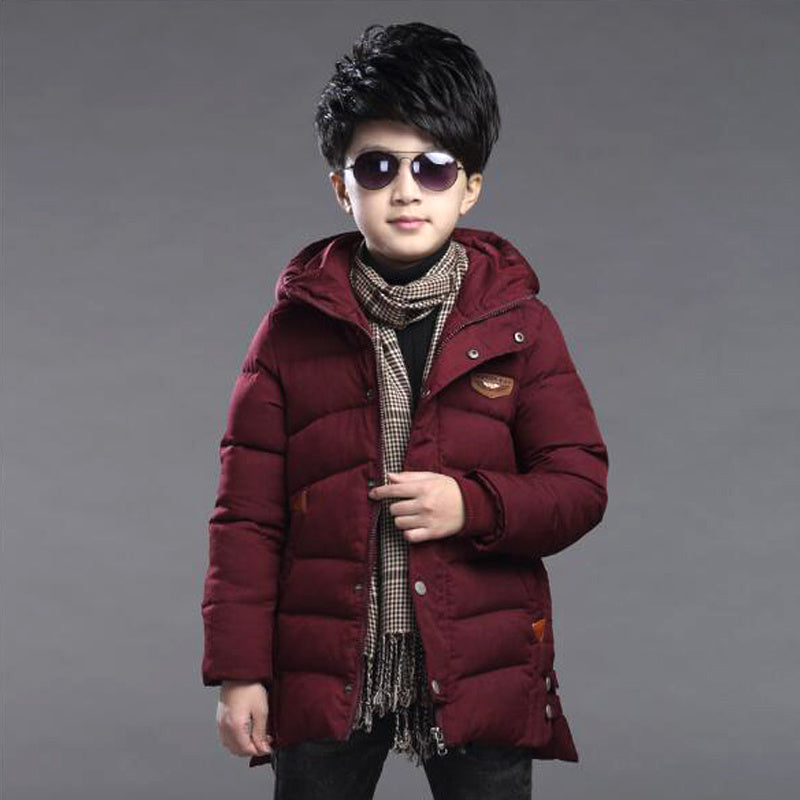 Boys' Hooded Padded Jacket Boy's hooded padded padded jacket | Ectron Online