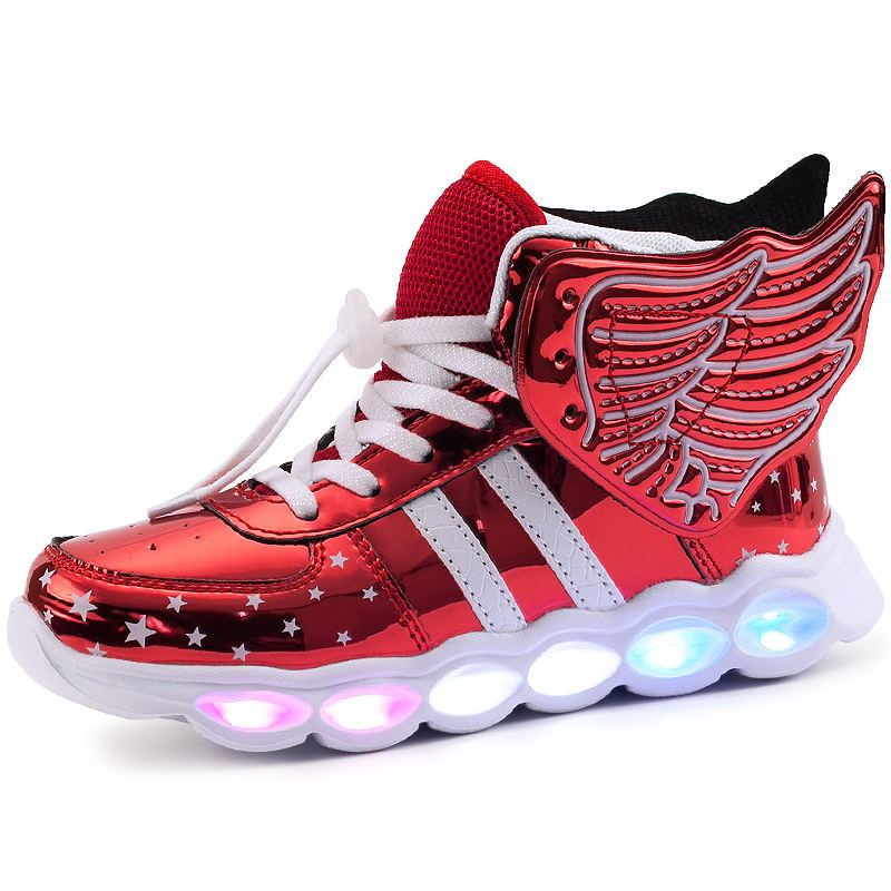 Rechargeable Wing Glitter Sneakers | Light-Up Shoes Rechargeable wings glitter sneakers | Ectron Online