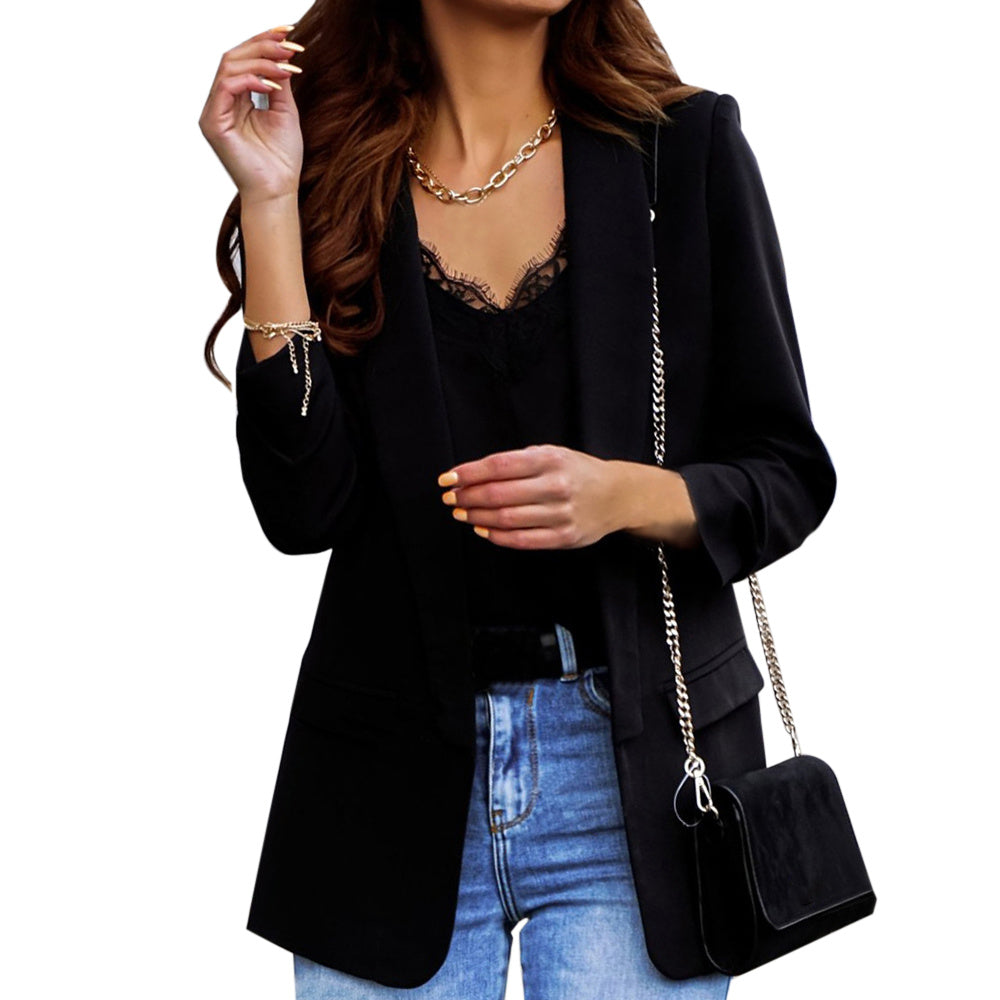 Women's Elegant Loose Blazer - Refined Style & Comfort Elegant Blazer For Women Loose Blazer Ja | Ectron Online