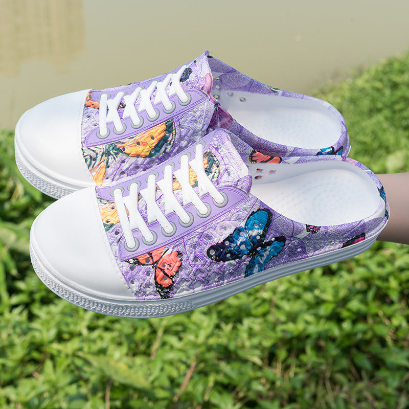 Summer New Student Platform Slippers Female Fashion Wild Trend Beach Shoes Female Original Dormitory Indoor Sandals Summer New Student Platform Slippers Fem | Ectron Online