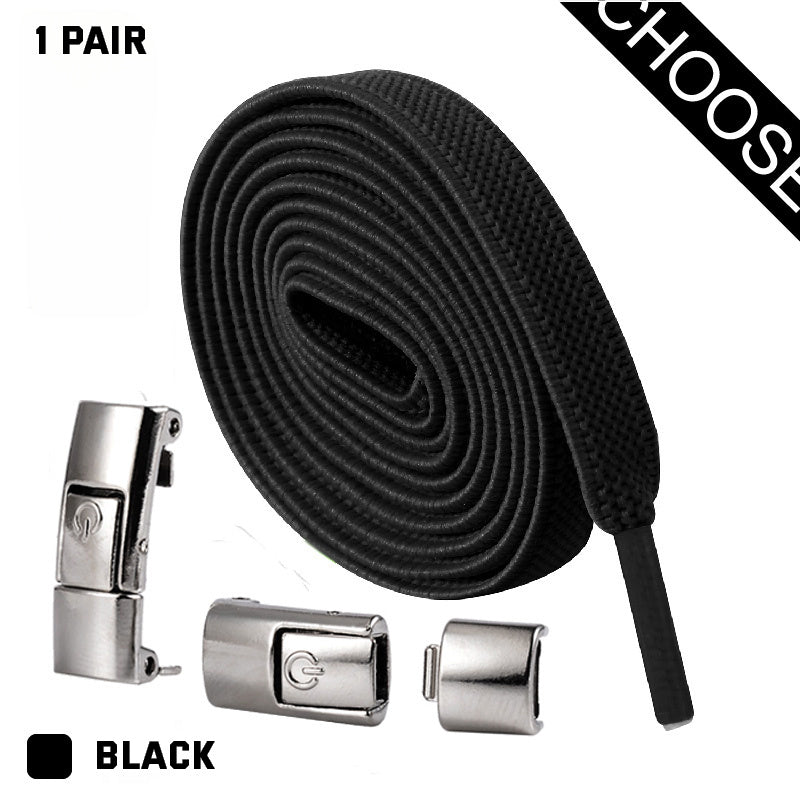 Press Lock Shoelaces Without Ties Elastic Laces Sneaker 8MM Widened Flat No Tie Shoe Laces Kids Shoelace For Shoes Press Lock Shoelaces Without Ties Elasti | Ectron Online