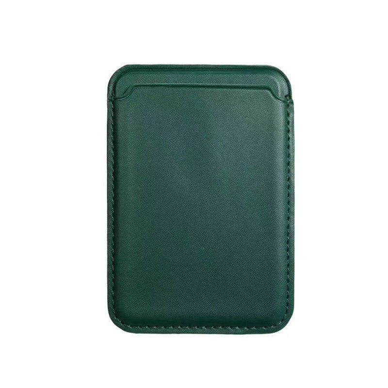Luxury Magnetic Leather Card Holder for MagSafe For Magsafe Magnetic Luxury Leather Card Holder Wallet Case For 14 Pro Max 13 12 Phone Bag Adsorption Accessories Cover | Ectron Online
