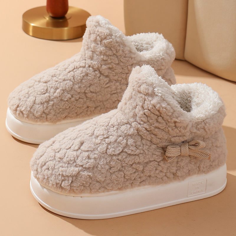 Thickened Fleece-lined Cotton Shoes – Winter Indoor & Outdoor Thickened Fleece-lined Winter Cotton Sho | Ectron Online