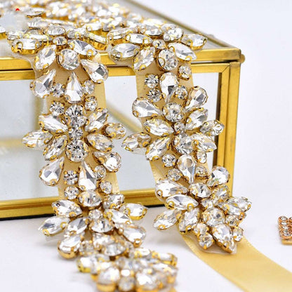 Handmade Luxury Rhinestone Sequin Belt