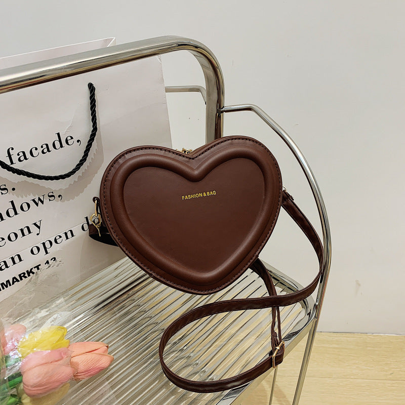Fashion Heart Shaped Shoulder Messenger Bag Fashion Heart Shaped Shoulder Messenger | Ectron Online