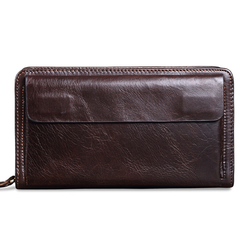 Small Leather Wallet Bag for Business Men Men's Small Bag Business Men Leather Wal | Ectron Online