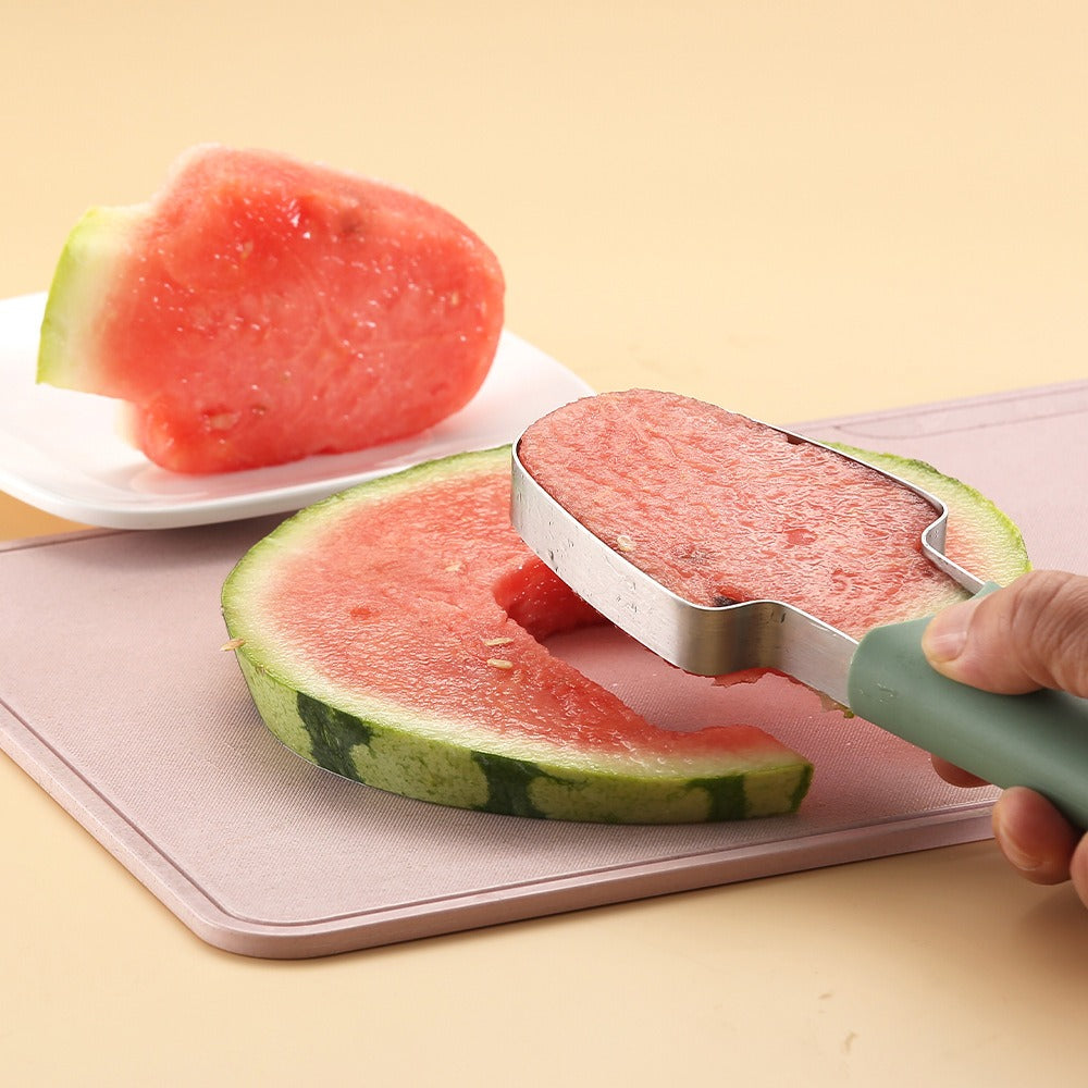 3-in-1 Watermelon Cutter & Slicer Tool | Stainless Steel Fruit Carver