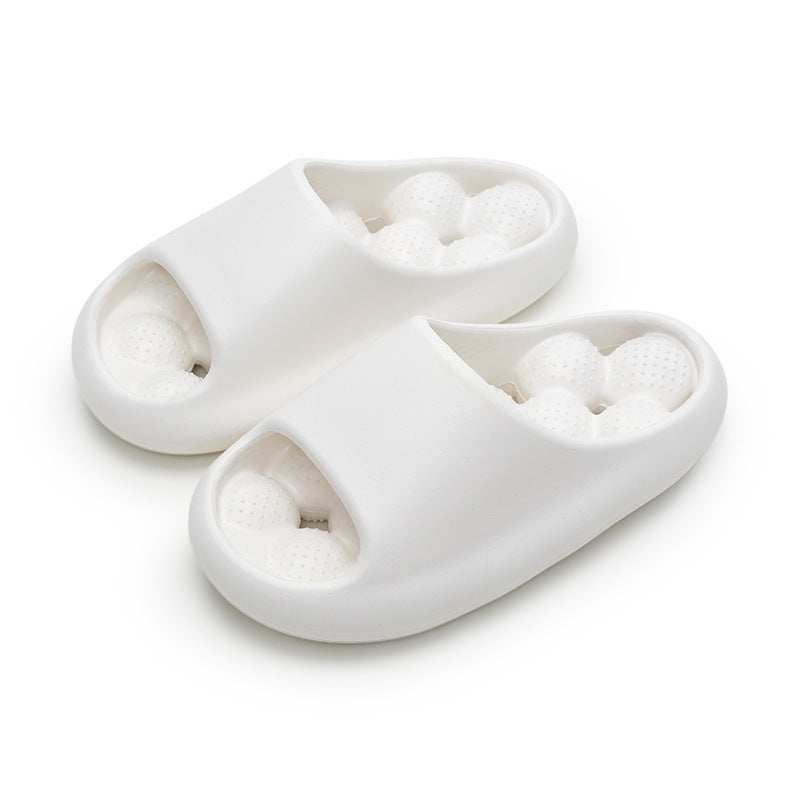 Ball Massage Sole Design Bathroom Slippers Women's House Shoes Indoor Non-Slip Floor Home Slippers Summer Ball Massage Sole Design Bathroom Slippe | Ectron Online