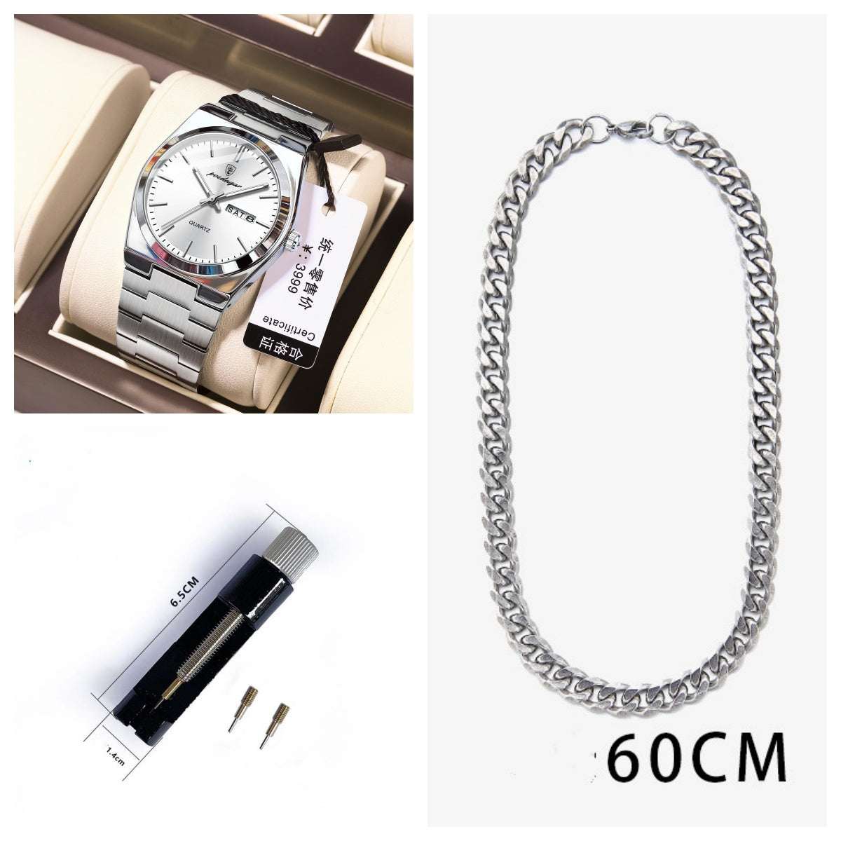 Men's Ultra-Thin Waterproof Watch Ultra-thin Men's Watch Waterproof Lumino | Ectron Online