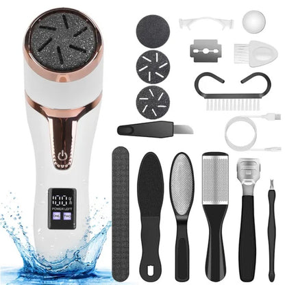 17pc Electric Foot Callus Remover Kit 17Pcs Electric Foot Callus Remover | Ectron Online