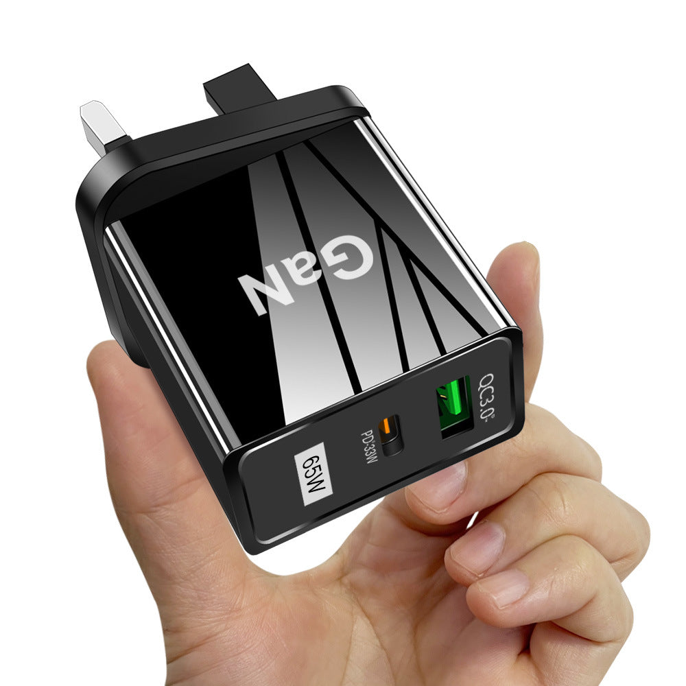 65W GaN Charger with Type-C Port Mobile Phone Charger | Ectron Online