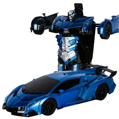 RC Car Transformation Robots Sports Vehicle Model  Robots Toys Cool Deformation Car Kids Toys  Gifts For Boys