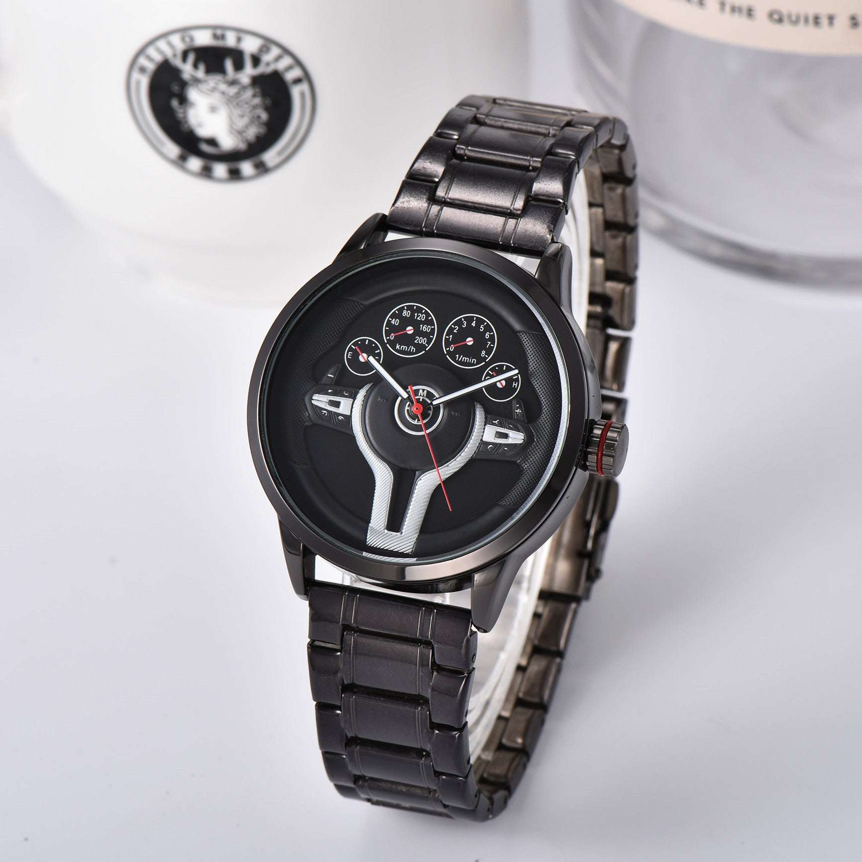 Men's Steering Wheel Watch Steering Wheel Fashion Watch | Ectron Online