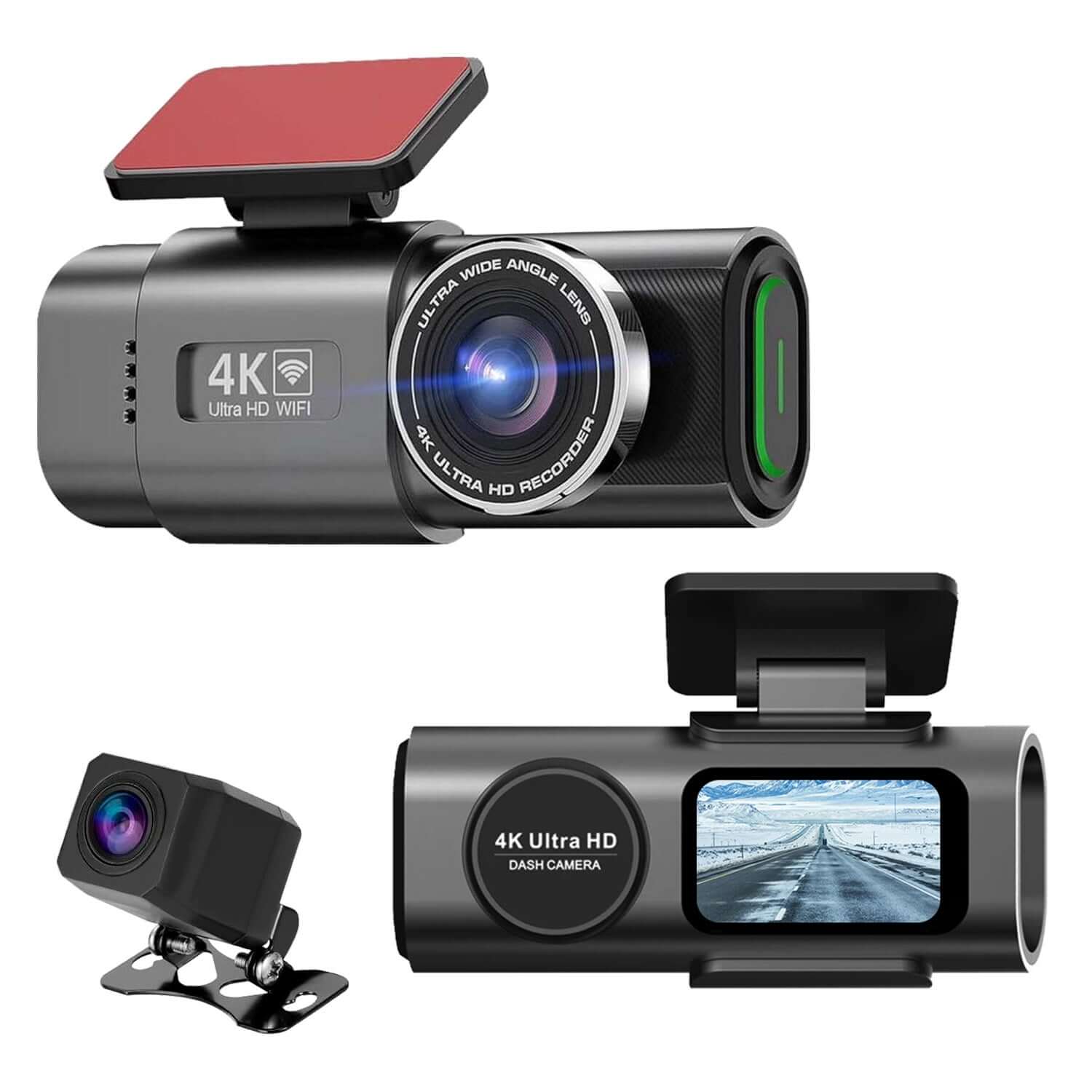 Mini 4K WiFi Car Dash Cam 1Pc 4K 1080P Car Dash Cam 2.4GHz WiFi Ca | Ectron Online