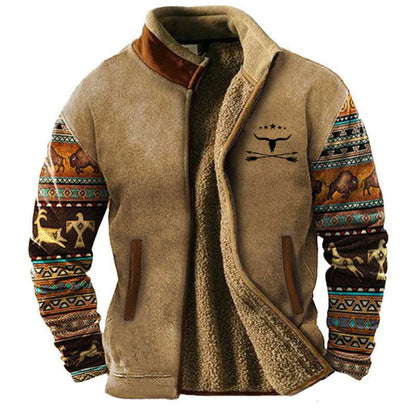 New Men's Fleece-Lined Cotton Jacket New Men's Cotton Clothes Fleece Jacket C | Ectron Online