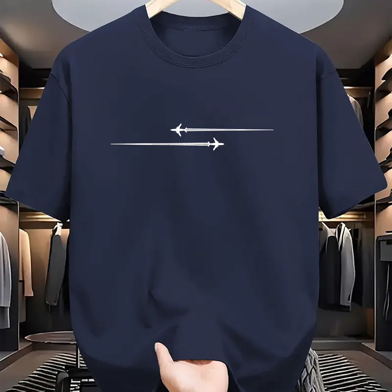 Men's Pattern Printed Sports T-Shirt