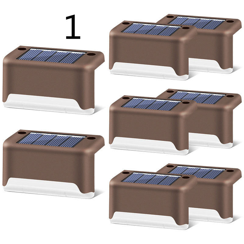 New Upgrade Waterproof LED Solar Fence Lamp Solar Deck Lights Solar Step Light Outdoor For Patio Stairs Garden Pathway Step Yard New Upgrade Waterproof LED Solar Fence L | Ectron Online