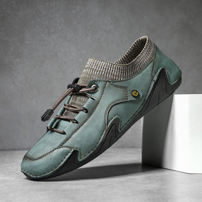 Men's Gommino Casual Leather Shoes Men's Soft Bottom Octopus Outdoor Driving Shoes Men's