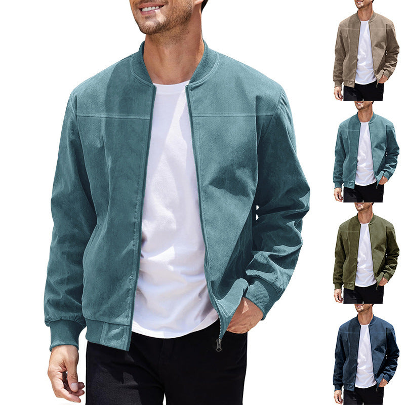 Men's Suede Casual Retro Jacket