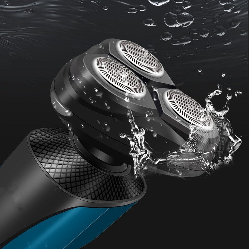 Electric Beard & Nose Trimmer - Waterproof Cordless Men's Shaver