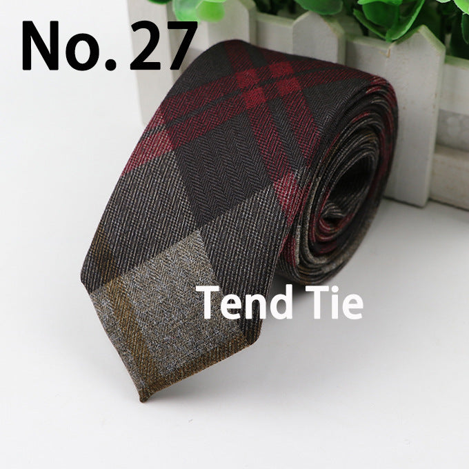 Men's Tie New Ultra-narrow Wool Elegant Atmosphere