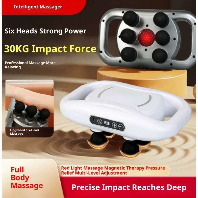 Deep Tissue Massage Gun Muscle Relaxation Massager Multi-head Ma | Ectron Online