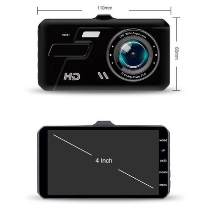 New Product HD Driving Recorder 4 Inch IPS HD Loop Video 1080P