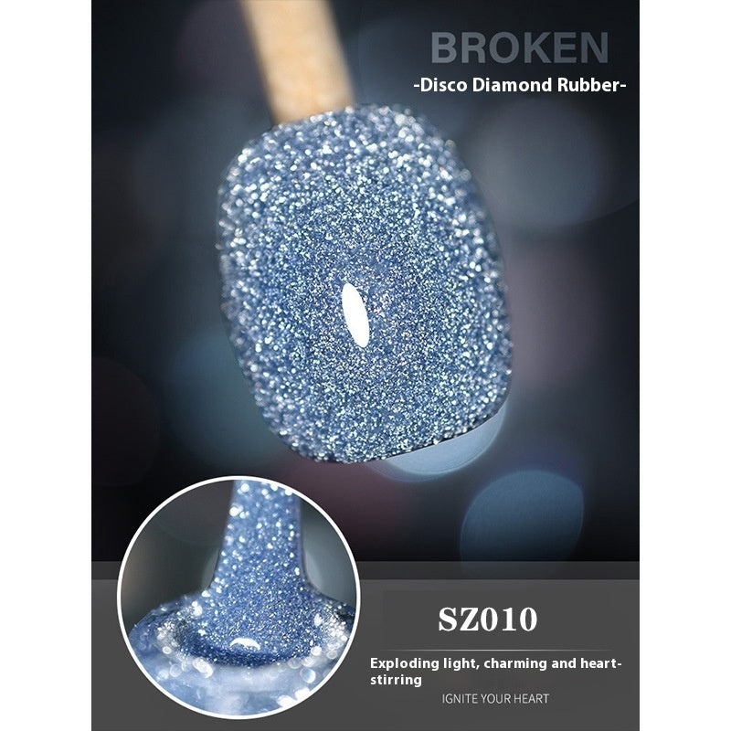 18-Color Disco Diamond Nail Gel – Glamorous Sparkle Nail Art Kits & Accessories | Ectron Online