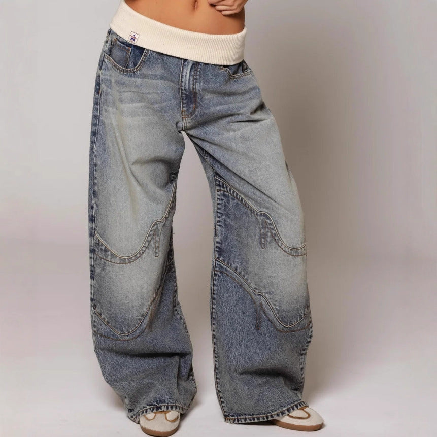 Women's Loose Straight-Leg Jeans