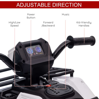 12V Kids Electric Ride On Car - Forward/Reverse Toy Car with Music 12V Electric Toy Car with Forward Backwa | Ectron Online