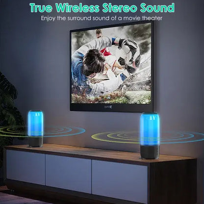 Wireless Portable Party Speaker - Loud Stereo with LED Lights Wireless Portable Speaker Loud Stereo Sp | Ectron Online