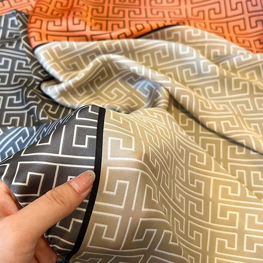 Elegant Emulation Silk Scarf Women's Spring And Summer Sun Protection Long