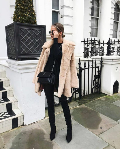 Women's Baggy Temperament Coat | Warm Casual Loose Fashion Overcoat Warm Temperament Leisure Baggy Coat | Ectron Online