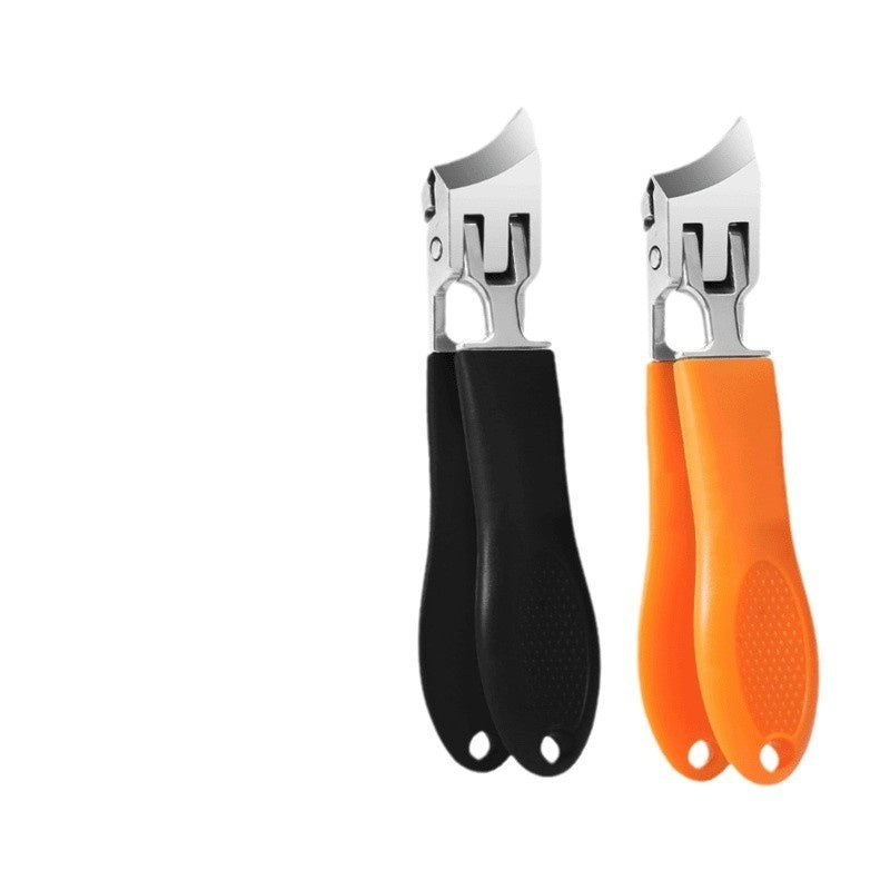 Diagonal Nail Clippers With Large Openings To Prevent Splashing