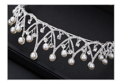 Crown Headdress Bride Elegant Wedding Crown Birthday Headband
