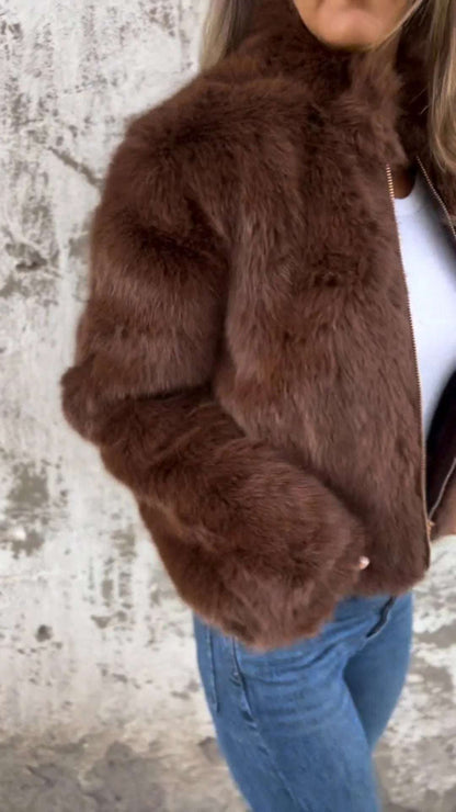 Fashion Stand Collar Plush Jacket Fashion Stand Collar Plush Jacket Winter | Ectron Online